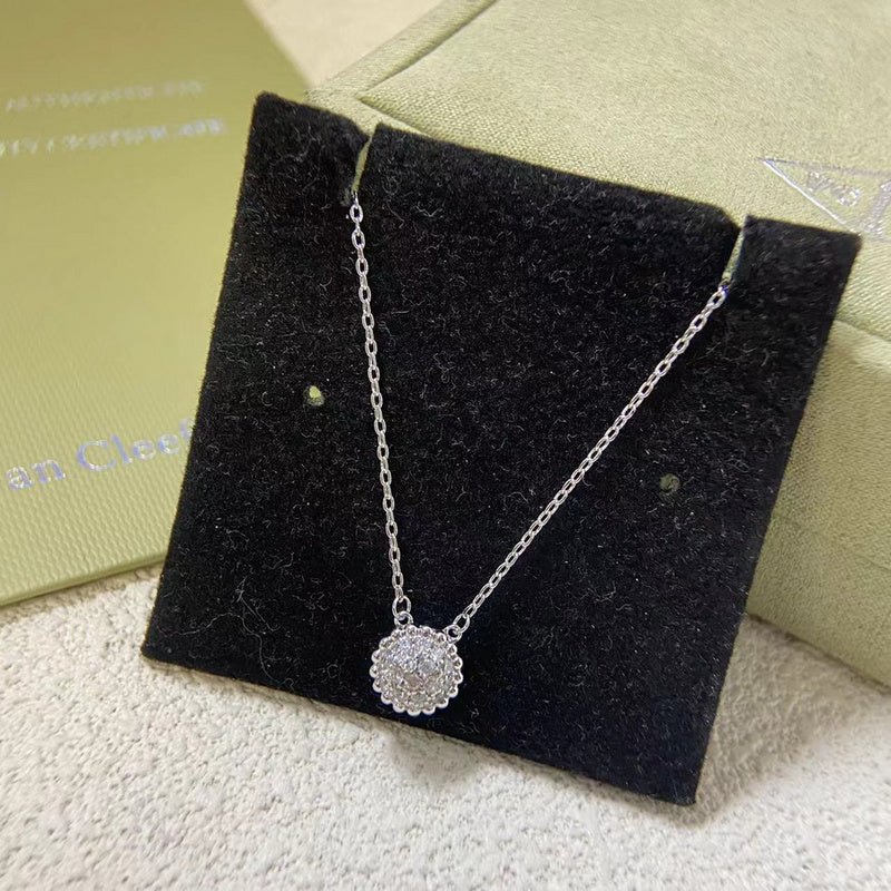 Alternative view of VCA Round Full Diamond Candy Pendant Necklace