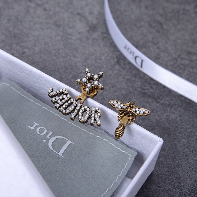 Dior Vintage Pearl J'ADIOR Star Earrings - Image 5
