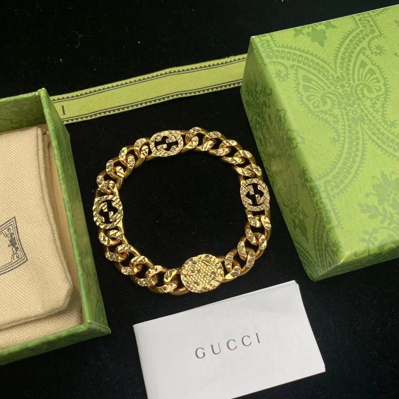 GUCCI Multi-Tone Hollow GG Necklace Set - Image 6