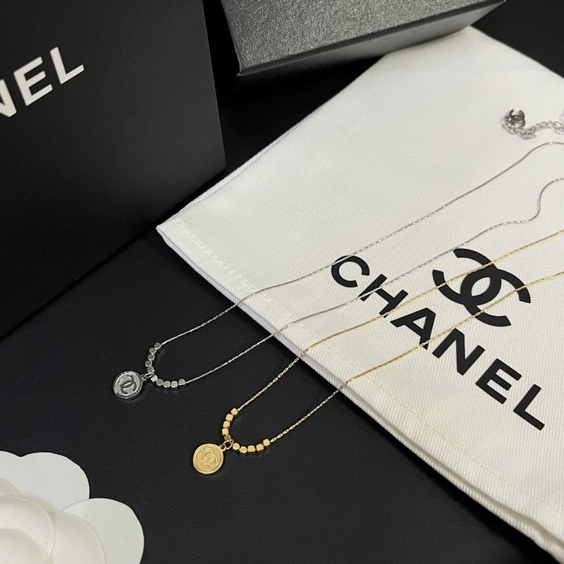 Chanel Crystal CC Bead Necklace - Image 4