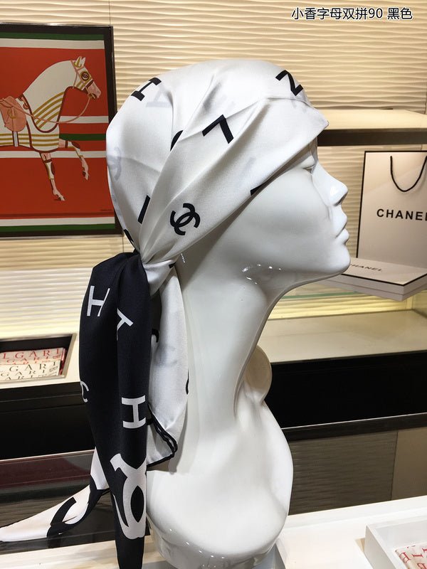 XCC24 Silk satin 90-90CM scarf - Image 6