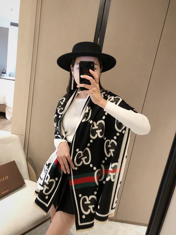 GUCCI Twill Web GG Long Scarf - Image 20