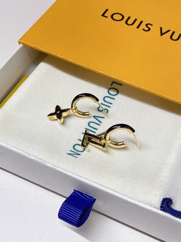 Alternative view of  LV Enamel Charm Earrings