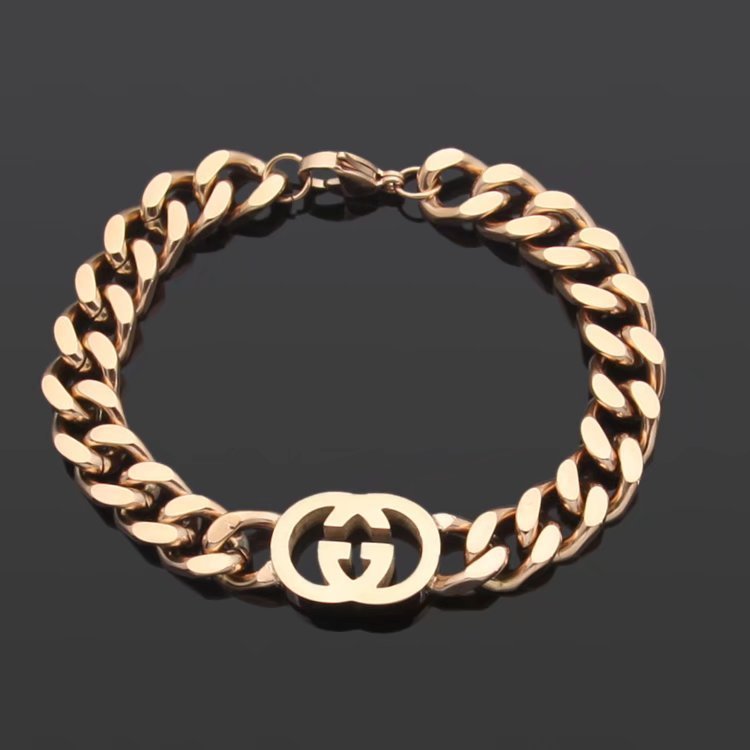 GB01 Letter gold-plated bracelet jewelry - Image 4