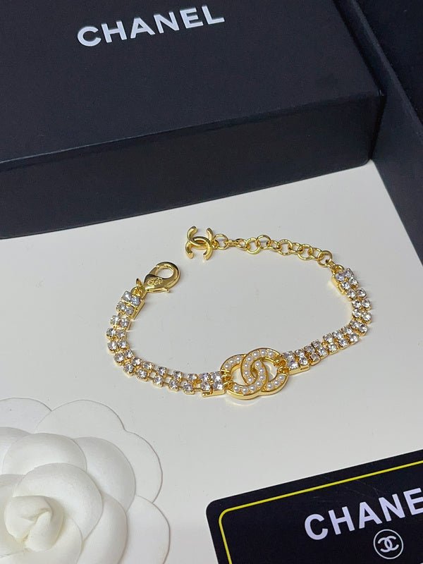 Alternative view of Chanel Tennis Chain Double C Bracelet