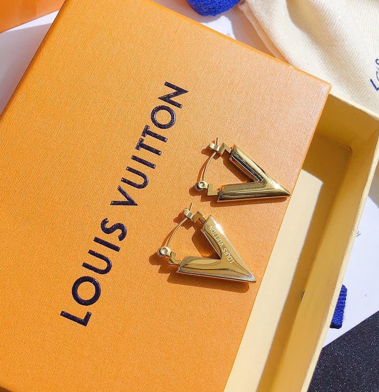 LV Essential V Hoop Earrings
