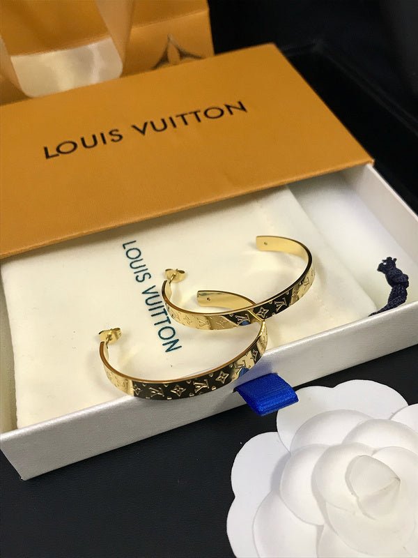 LV Monogram Cuff Vintage Bracelet - Image 3