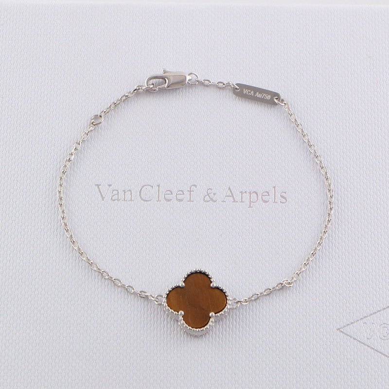 VAB1 4 Clover Bracelet single flower steel braceletabout 17cm+4cm extra Jewelry - Image 15