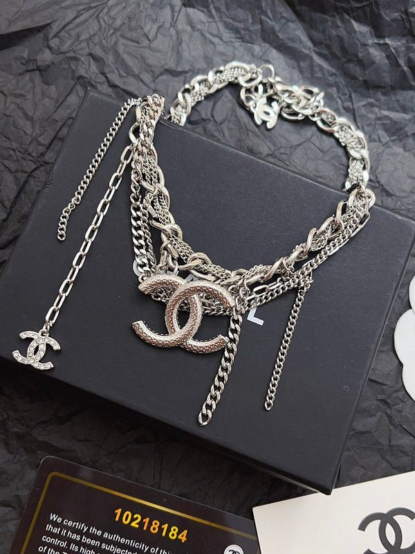 Chanel Silver Multi-Layer Chain - Image 4