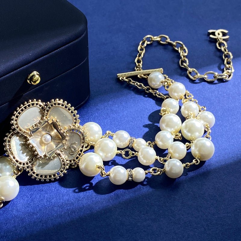 Chanel Gold Multi-strand Pearl - Image 5