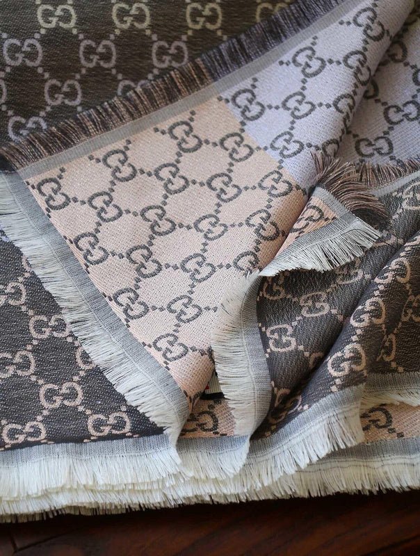 GSC21 Scarf 140-140CM 31% rayon, 28% cotton, 23% wool, 10% silk, 8% metal fiber Can choose Box - Image 12