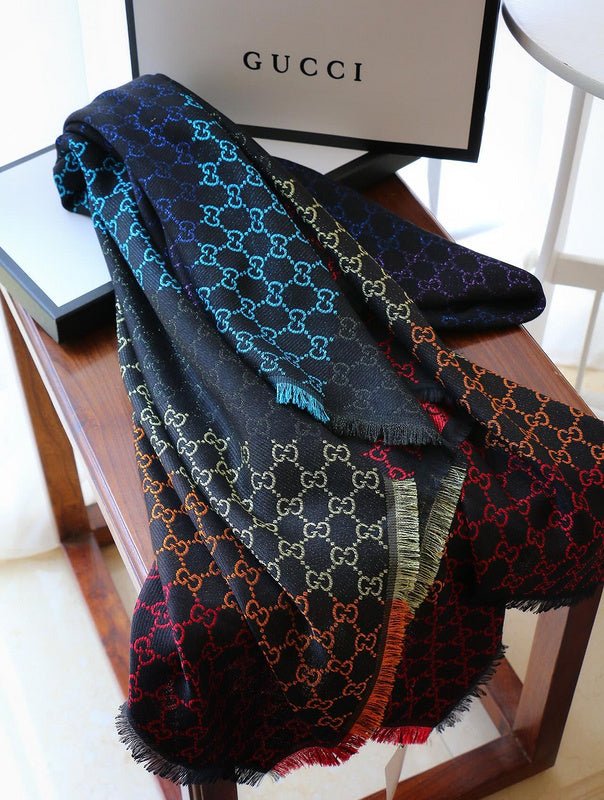 GSC21 Scarf 140-140CM 31% rayon, 28% cotton, 23% wool, 10% silk, 8% metal fiber Can choose Box - Image 22