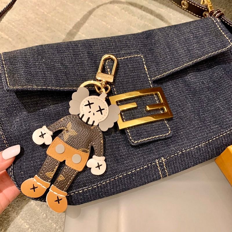 LV Body And Kaws-Inspired Doll Keychain - Image 3