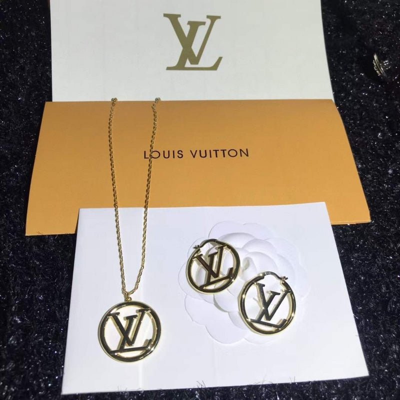 LV Open Logo Hoop Sophisticated Earrings - Image 15