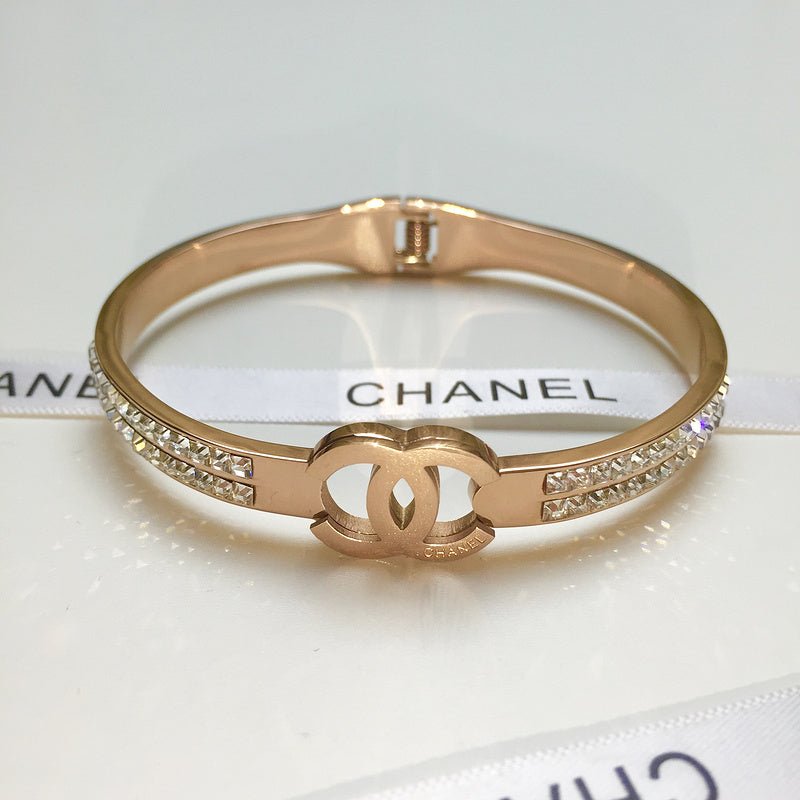 Chanel Double Row Crystal Edge Multi- - Image 8