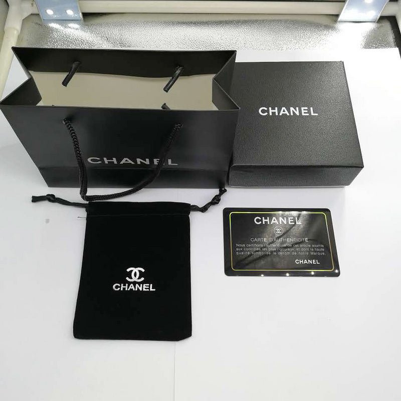 Alternative view of CHANEL Double Row Crystal Edge Multi-Tone CC Cuff