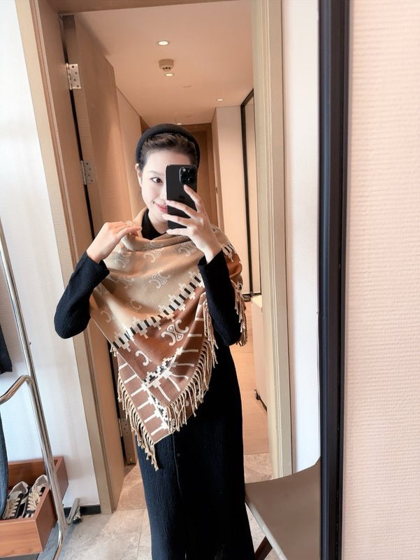 CSC8 Cashmere blend 65-180CM Scarf - Image 14