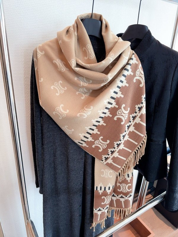 CSC8 Cashmere blend 65-180CM Scarf - Image 15
