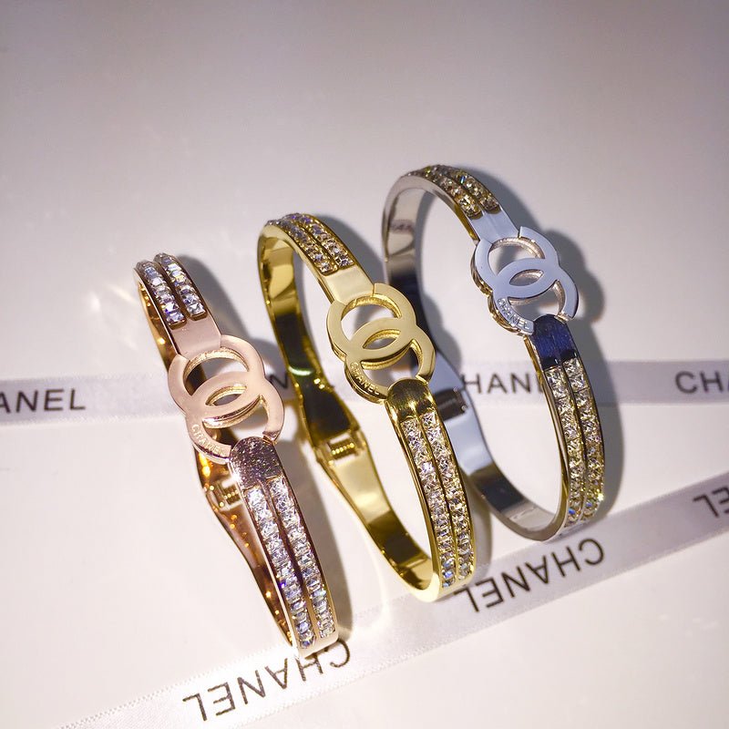 Chanel Double Row Crystal Edge Multi- - Image 5