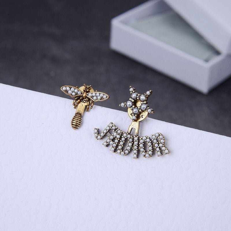 Dior Vintage Pearl J'ADIOR Star Earrings - Image 4