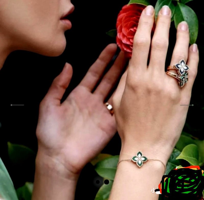 Alternative view of VAB42 Bracelet 18K plating gold Jewelry