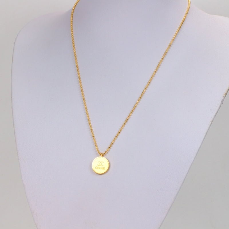 Alternative view of Chanel CC Engraved Necklace