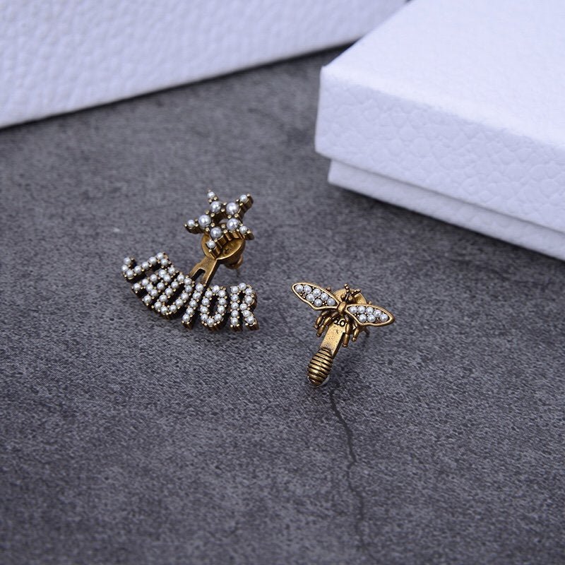 Dior Vintage Pearl J'ADIOR Star Earrings - Image 6