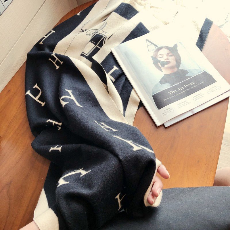 XHC2 cashmere blend 65-180CM Scarf - Image 12