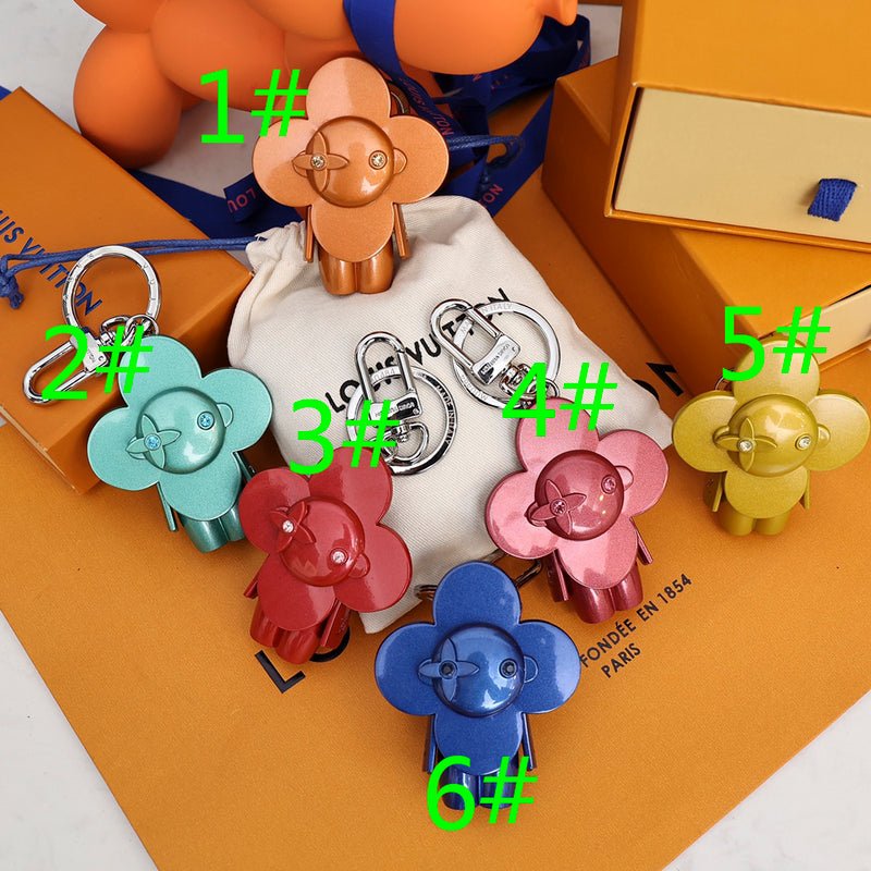 Alternative view of LV Multicolor Vivienne Doll Keychain