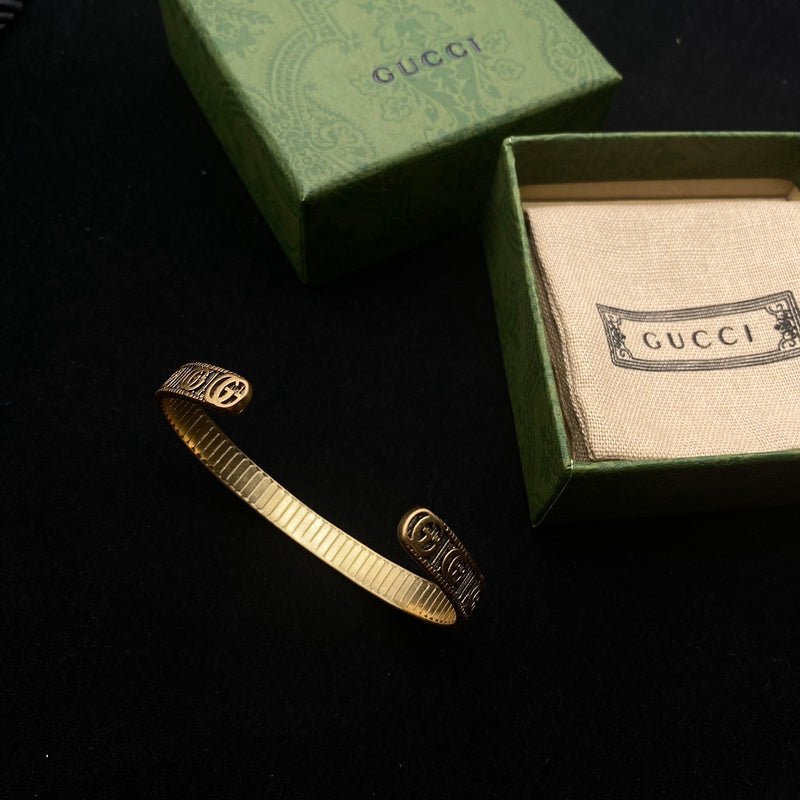 Alternative view of GB82 New Bracelet Brass Material Plating Gold Jewelry