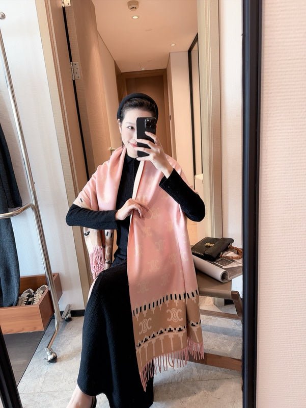 CSC8 Cashmere blend 65-180CM Scarf - Image 20
