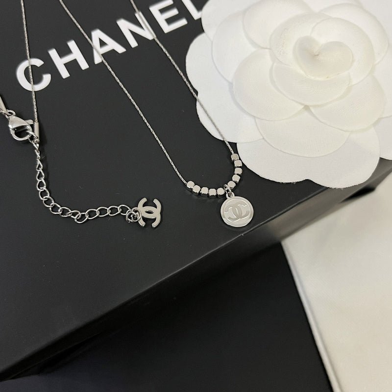 Alternative view of Chanel Crystal CC Bead Necklace