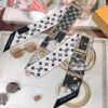  LV Monogram & Trunk Print Over Twilly Scarf Set