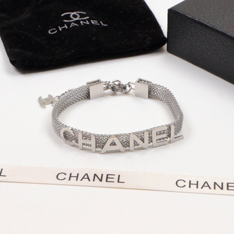 Alternative view of Chanel Hollow Letter Metal Bracelet