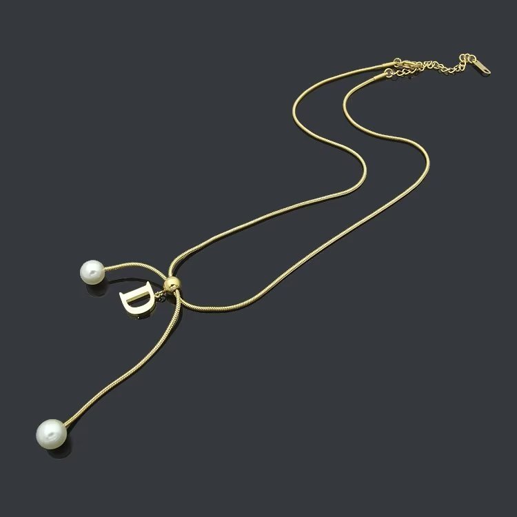 Alternative view of Dior Letter "D" Pendant