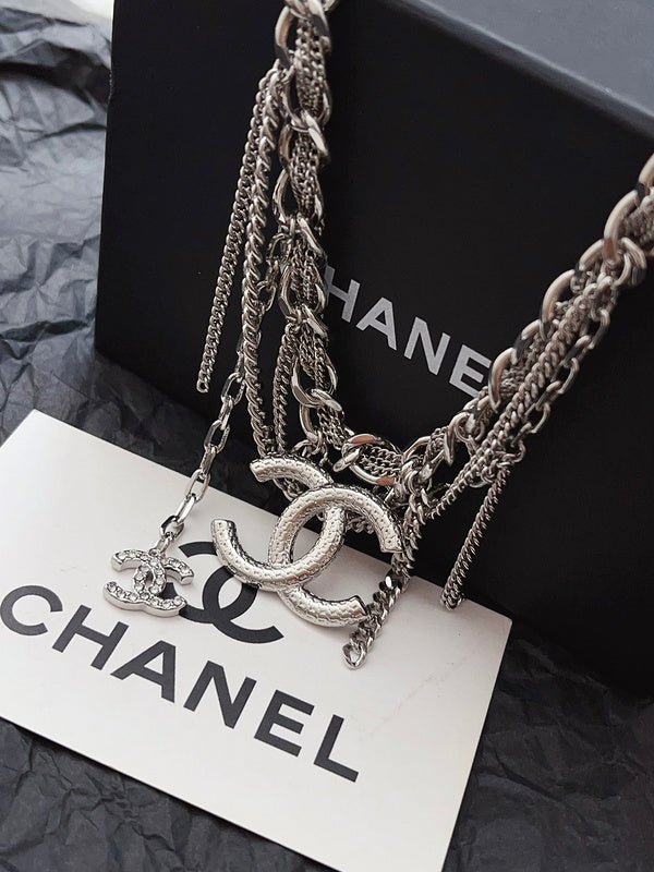 Chanel Silver Multi-Layer Chain - Image 5