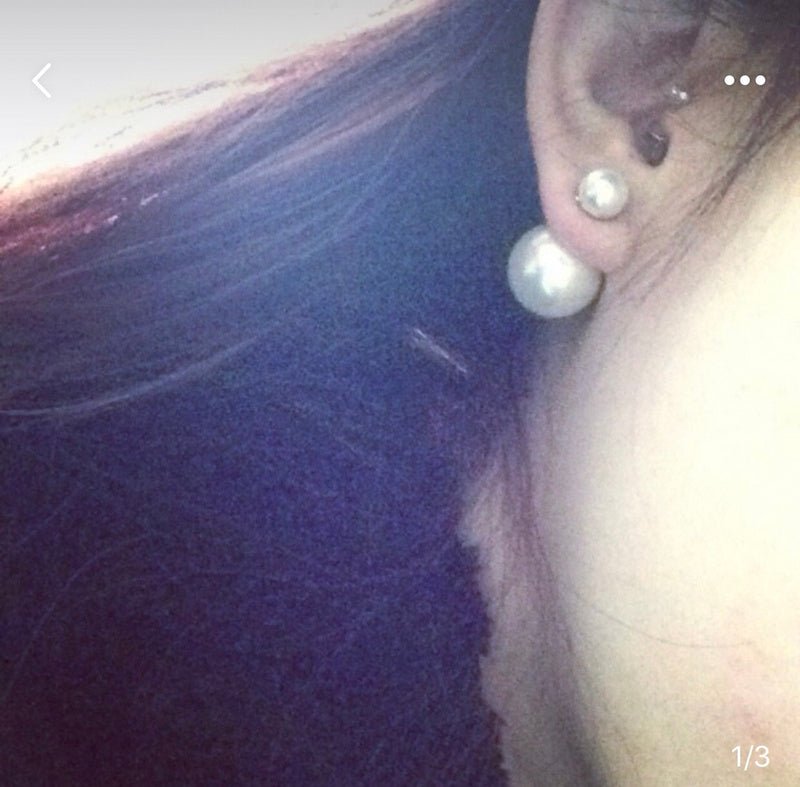 Alternative view of Dior Cuban Pearl Earrings