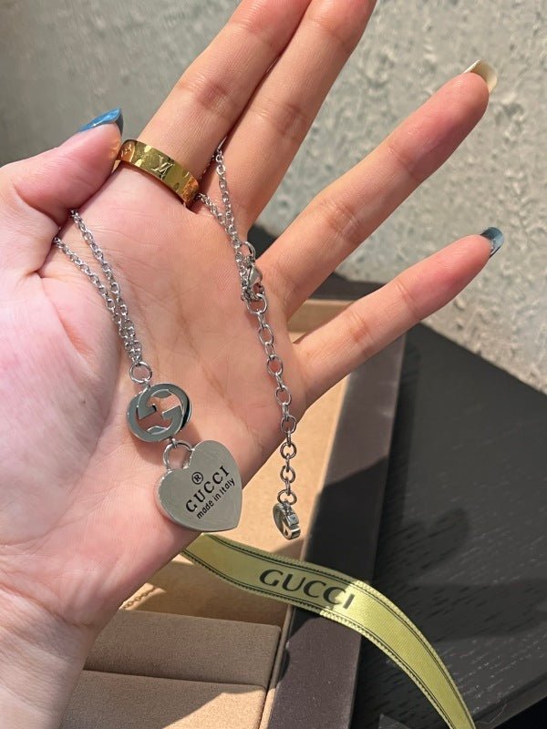 Alternative view of X705   New Fashionable Titanium Steel Necklace Jewelry