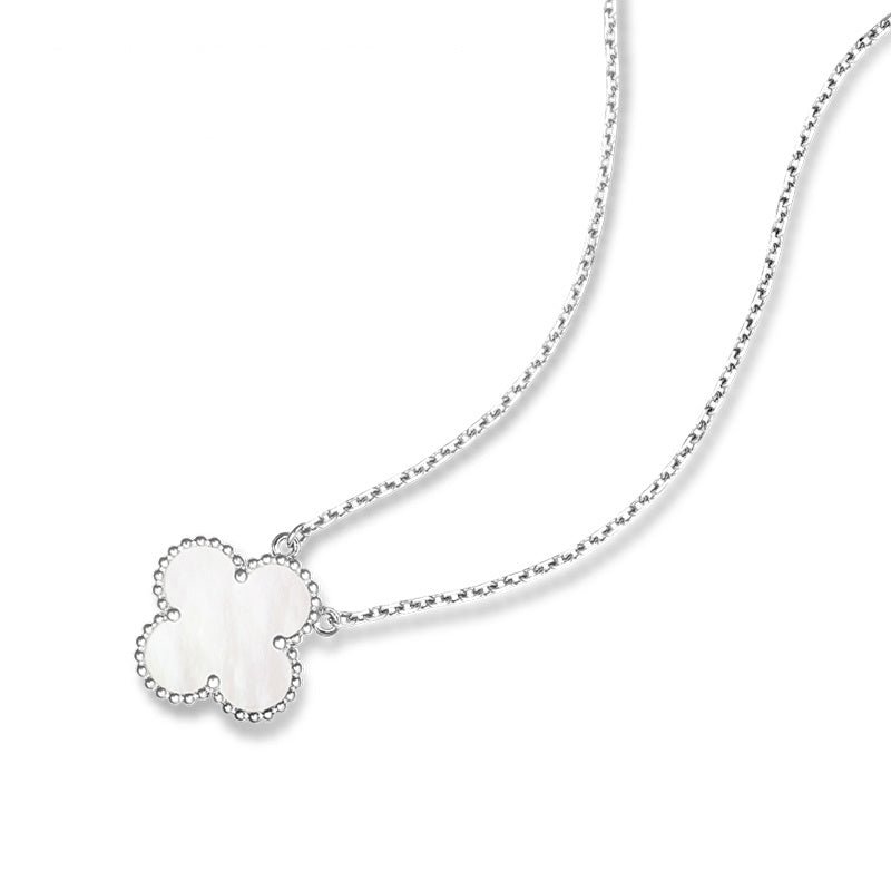 VCA Black Onyx Single Clover Gold Necklace - Image 8
