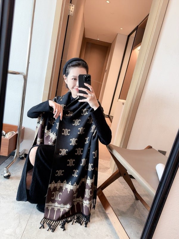 CSC8 Cashmere blend 65-180CM Scarf - Image 5