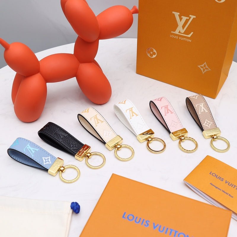 Alternative view of LV Monogram Strap Keychain Collection