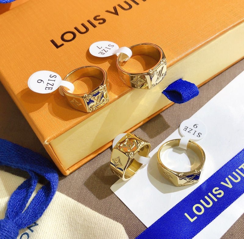 LV Engraved Monogram Mellow Ring - Image 5