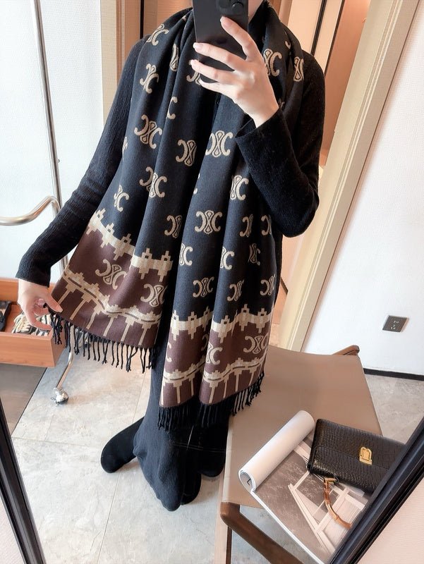 CSC8 Cashmere blend 65-180CM Scarf - Image 4