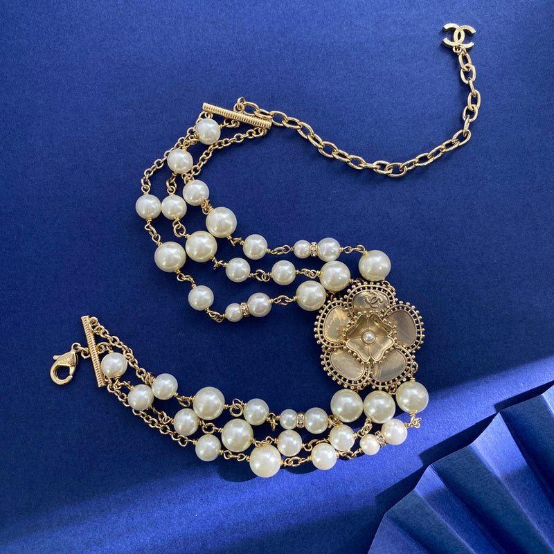 Chanel Gold Multi-strand Pearl - Image 6
