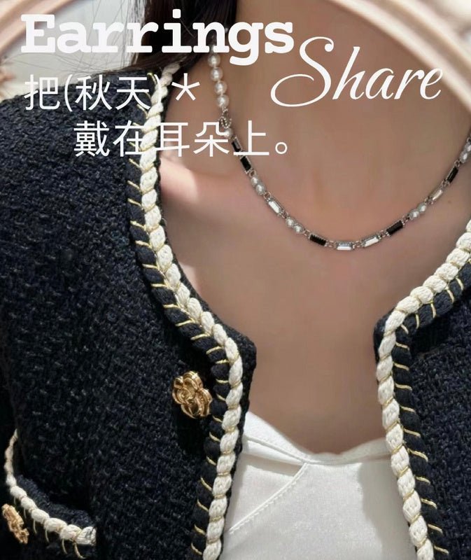 Chanel Pearl Baguette Crystal CC - Image 5