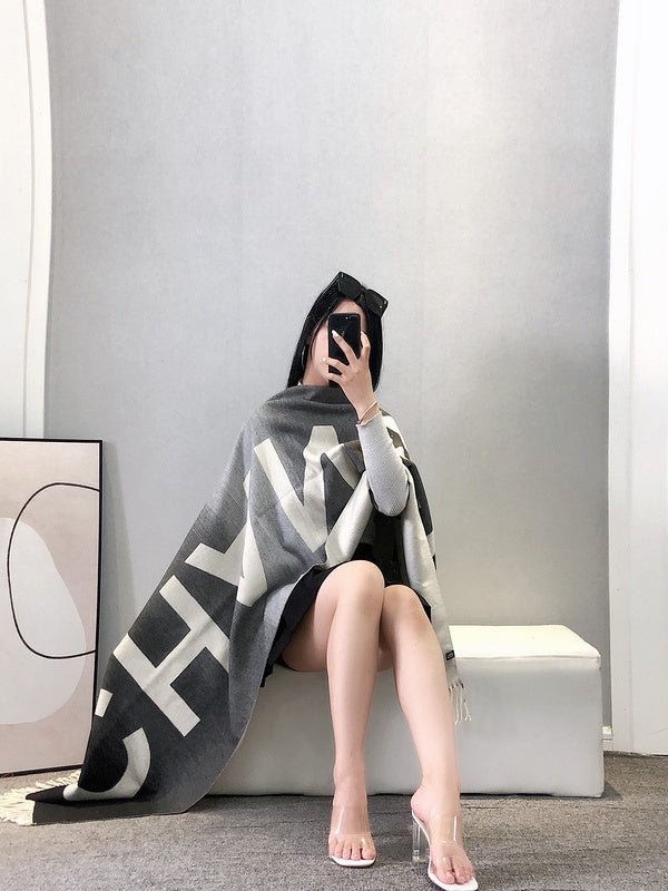 CSC2 Cashmere blend 70-180CM Scarf - Image 17
