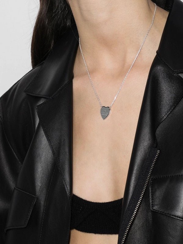Alternative view of X520  Women's fashion heart necklace jewelry