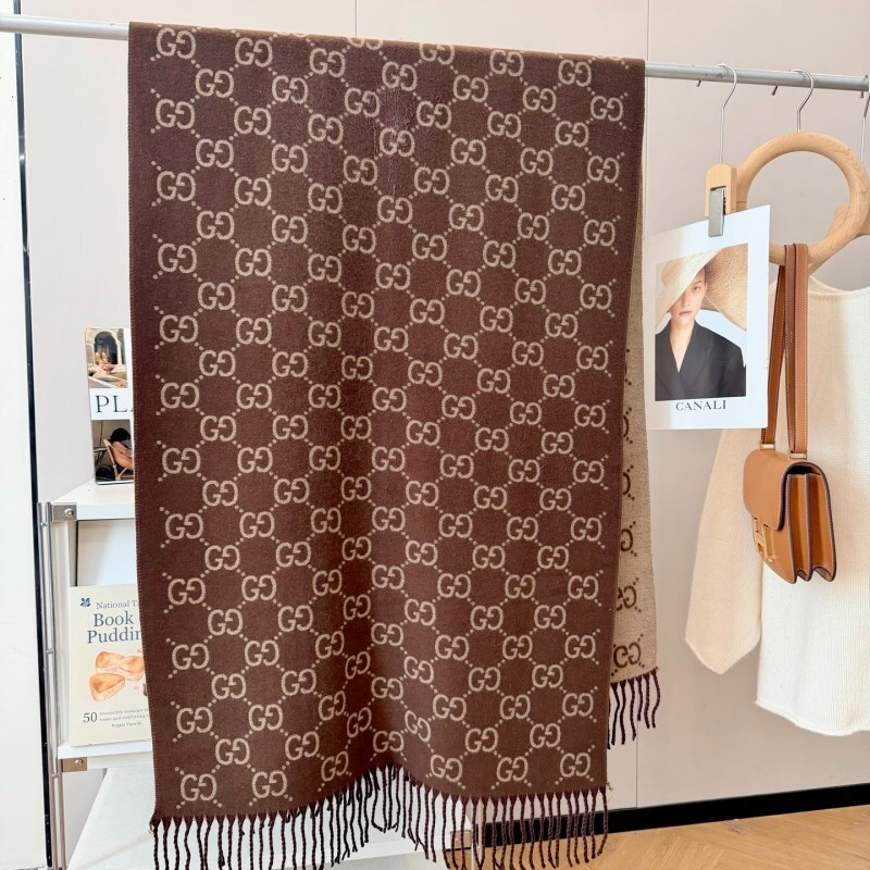 Alternative view of XGC20 Cashmere blend 65-180CM Scarf