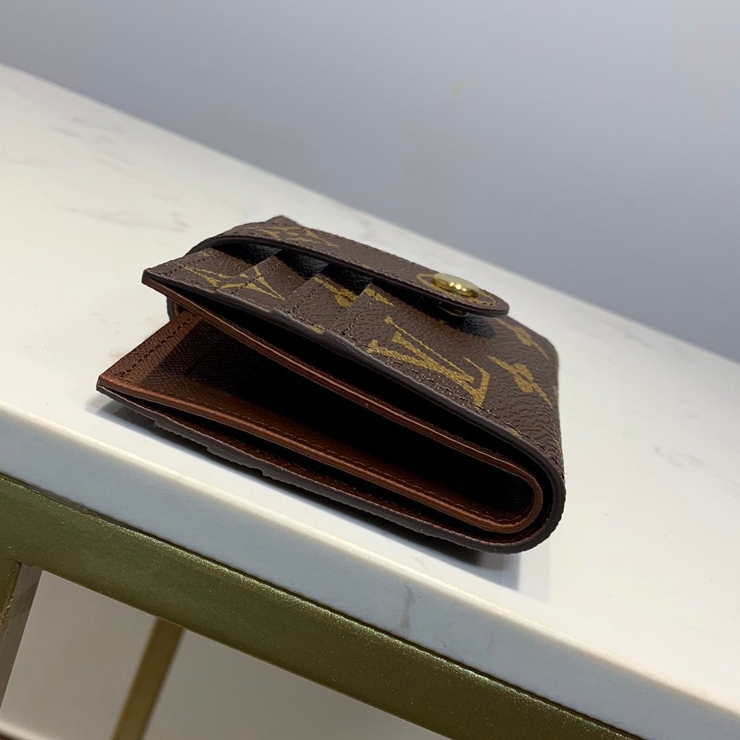 Alternative view of Louis Vuitton Victorine Card Holder Wallet Monogram Canvas For Women, Women's Wallet 4.7in/12cm LV M66533 - TEMAFES