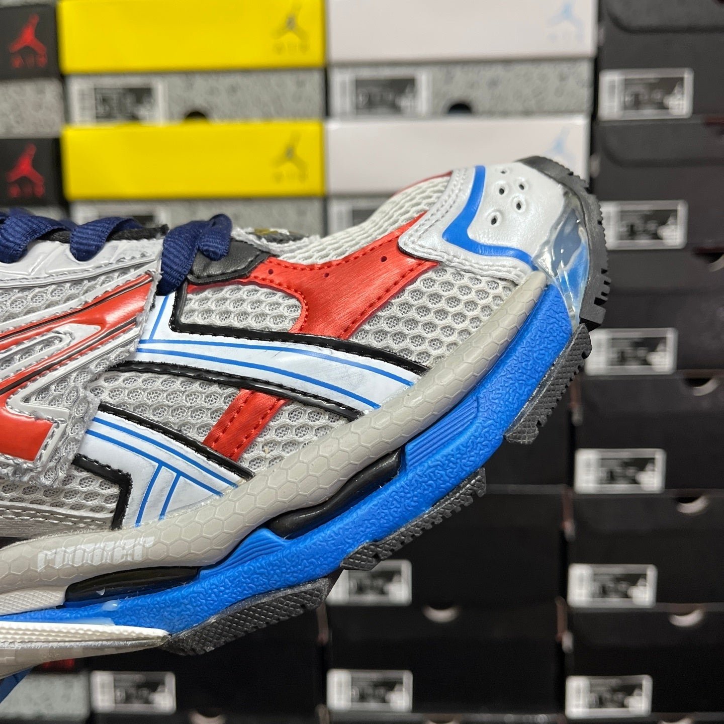 Balenciaga Runner 7.0 Blue Volcano Red Grey - Image 3